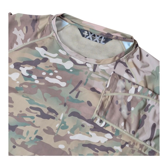 WARCHIEF‎ Tactical Combat Shirt Camo Long Sleeve Moisture Wicking Men's XXL - Picture 1 of 7
